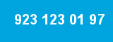 923 123 01 97 923 123 01 97